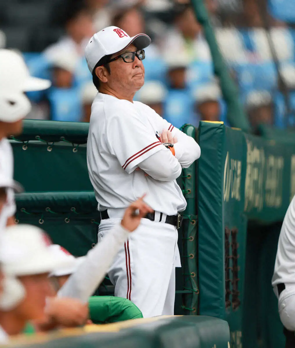 【画像・写真】【甲子園】広陵・中井監督「完敗。すべては監督の責任です」7年ぶりの8強と自身の聖地41勝目ならず