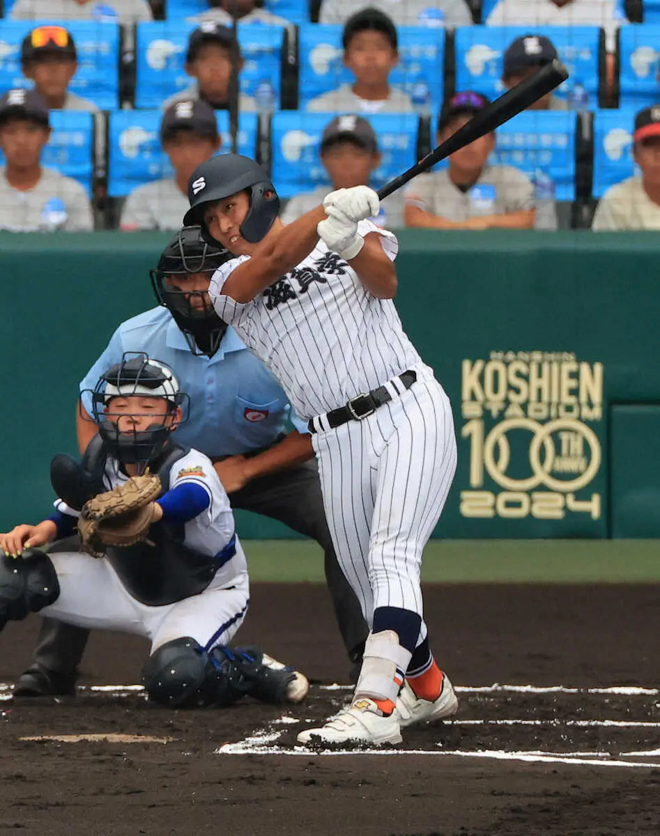 【画像・写真】【甲子園】滋賀学園が初の8強！19日の準々決勝は青森山田と激突