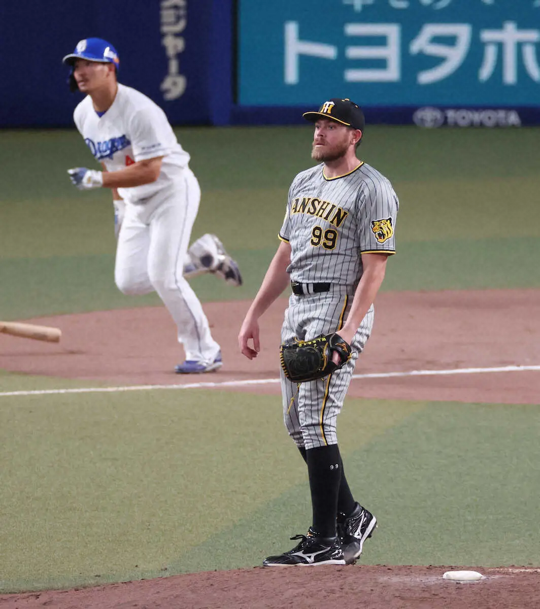 【画像・写真】阪神・ビーズリー　2戦連続HQSも自身連勝は3でストップ「ミスをしてしまった」