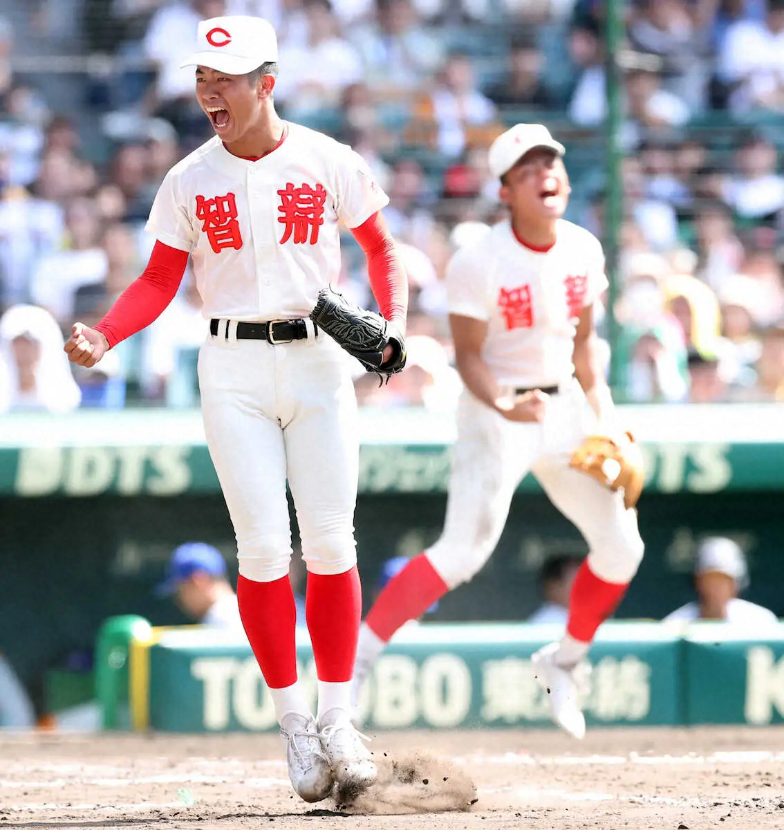 【画像・写真】【甲子園】智弁学園・田近が7回12Kで8強入り貢献　「3回戦がずっと山場と思っていた。ホッとした」