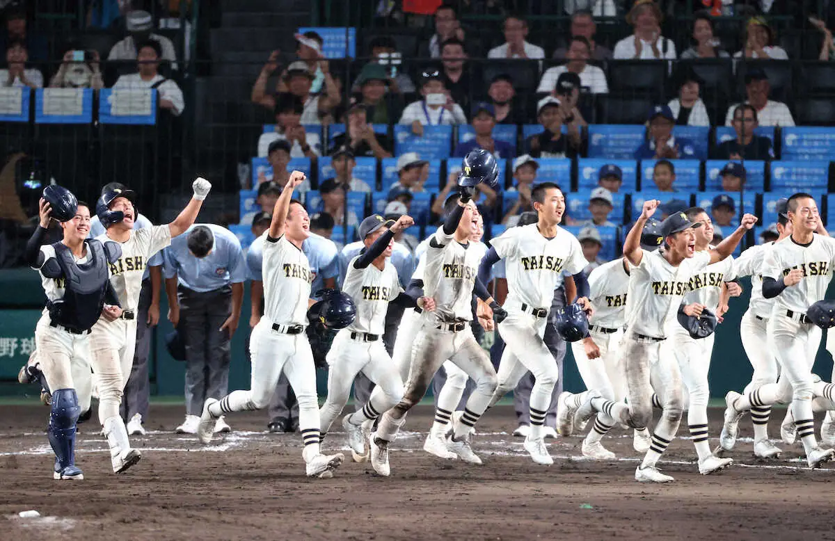 【画像・写真】【甲子園】大社の左腕・馬庭が魂の完投149球！自ら放ったサヨナラ打は泣きながら走った