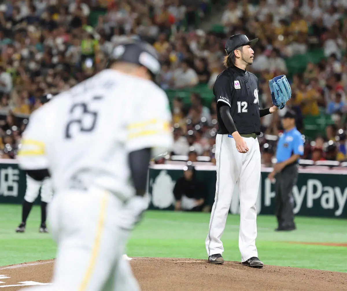【画像・写真】ロッテ・石川歩　2年ぶりの黒星…初回に2者連続被弾　今季10度目の零敗で3連敗