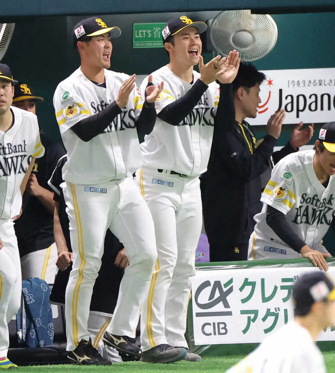 【画像・写真】ソフトバンク・松本晴がプロ初勝利　357日ぶり先発登板、5回2安打無失点　チームは両リーグ最速70勝