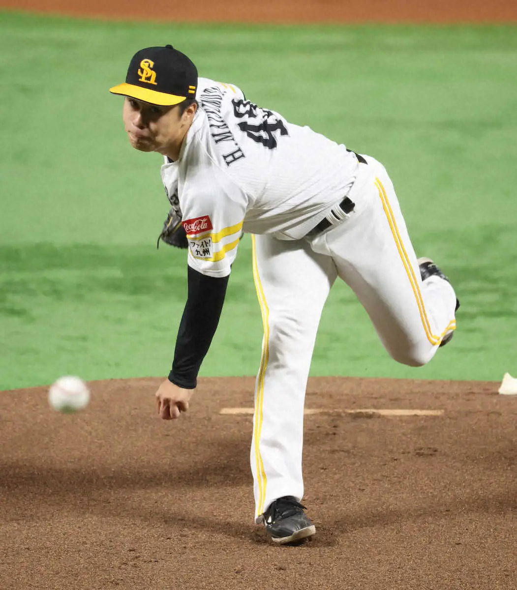 【画像・写真】ソフトバンクは優勝M23　大卒2年目左腕・松本晴が5回2安打無失点でプロ初勝利
