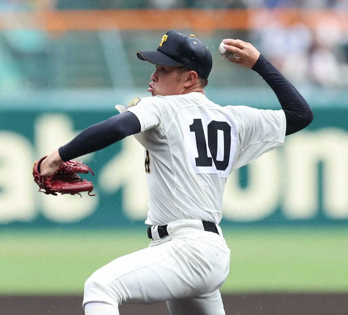 【画像・写真】【甲子園】甲子園初登板の大社・岸恒介が上々の立ち上がり　初回を3者凡退に抑える