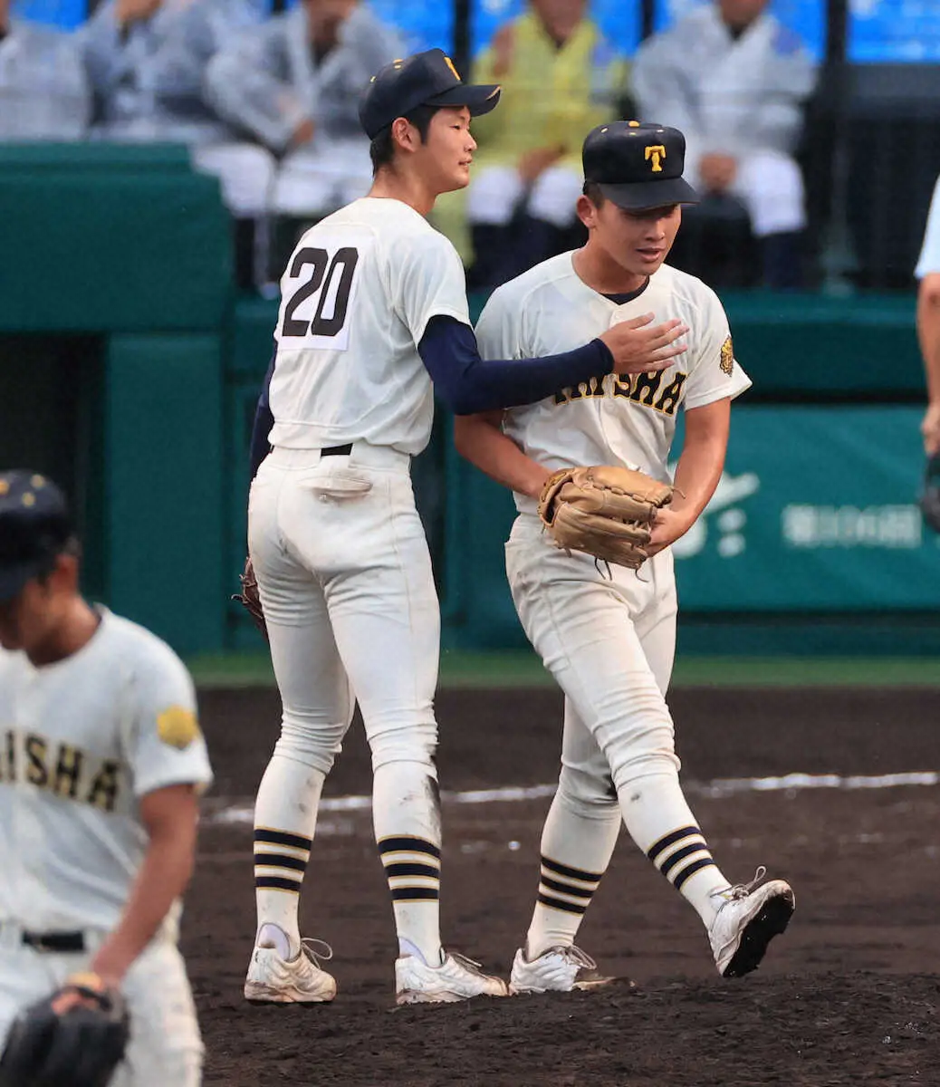 【画像・写真】【甲子園】大社のエース左腕・馬庭は号泣「申し訳ない」　救援登板も散る　4戦合計492球の熱投及ばず