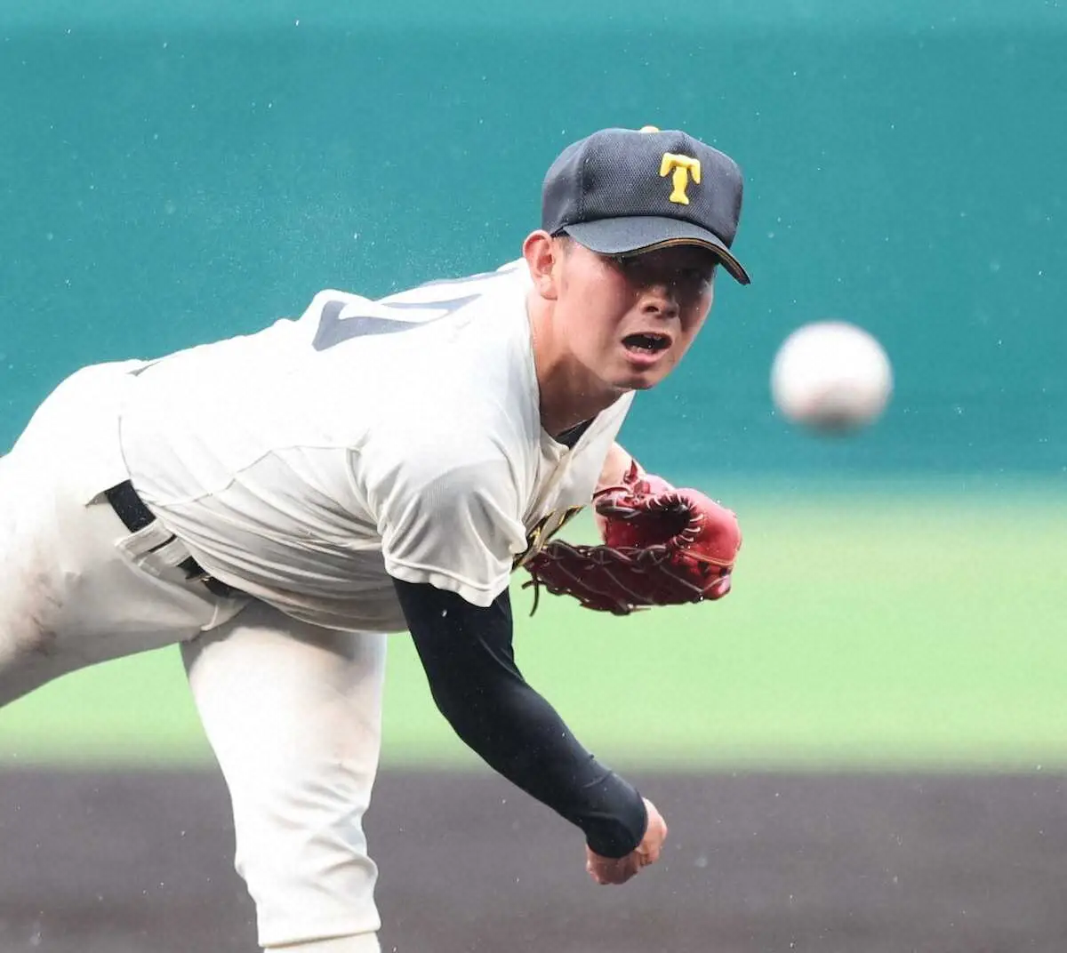 【画像・写真】【甲子園】大社先発の岸恒介　エース・馬庭の助言を胸に「意識してギア」4回4四球で失点「悔いが残る」