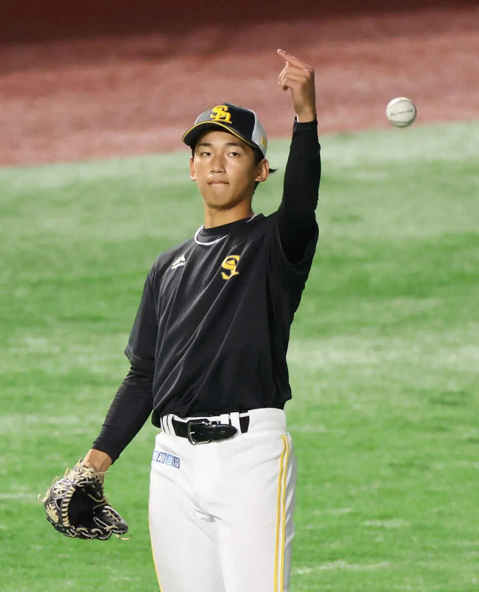 【画像・写真】ソフトバンク・前田悠　ドラフト1位左腕が次の先発候補筆頭に浮上　小久保監督「楽しみなのは間違いない」