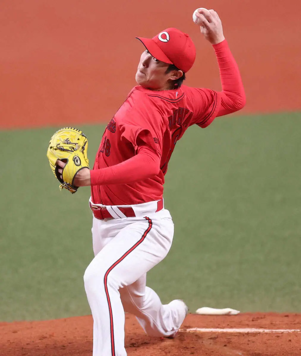 【画像・写真】広島、M点灯へ　首位攻防戦3連勝目指し、巨人と好相性森下が10勝かけ先陣「今まで通り」