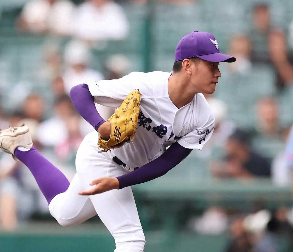 【画像・写真】【甲子園】関東第一の背番号10・畠中が打たせて9回途中1失点好投「挑戦者の気持ちで楽しもうと」