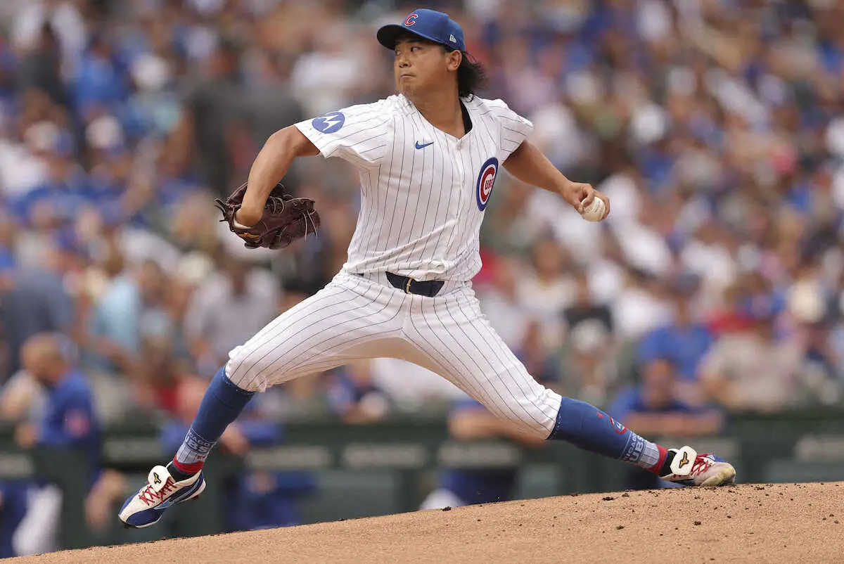 【画像・写真】カブス・今永　5回1失点も無援3連敗　メジャー1年目の2桁勝利またお預け