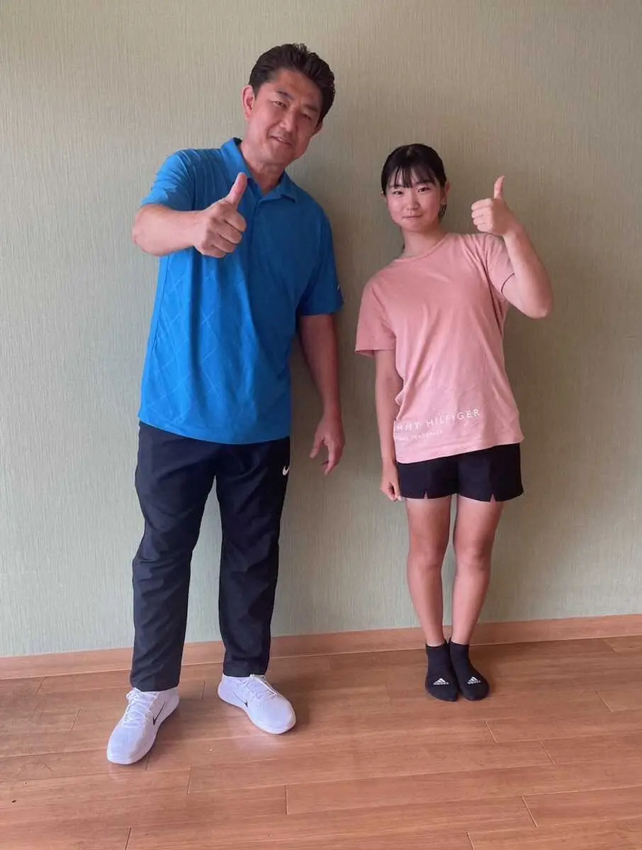【画像・写真】楽天・浅村並みの大物？ジュニアゴルファーの近重怜奈さん　元西武の熊沢とおる氏がコンディショニング担当