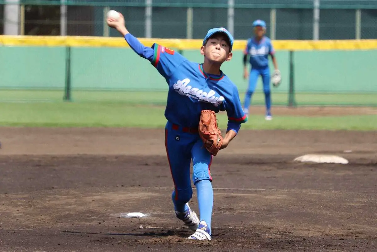 【画像・写真】【全日本学童軟式野球】安佐クラブ　6年生コンビで8強！竹内先制2点打＆大深主将は力投
