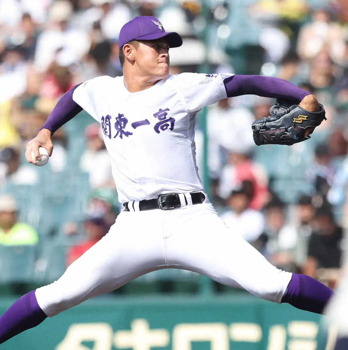 【画像・写真】【甲子園】関東第一、7回に逆転！　越後のチーム初安打から敵失も絡んで2得点