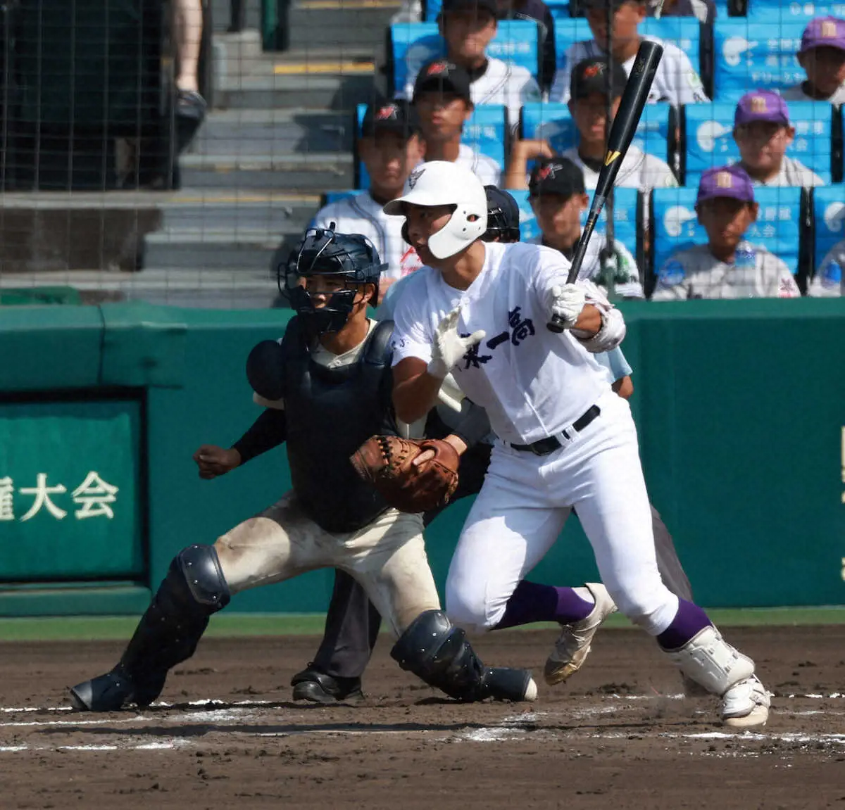 【画像・写真】【甲子園】関東第一、夏初の決勝進出！ 7回初安打から逆転　9回は中堅・飛田の好返球で1点差守り切る