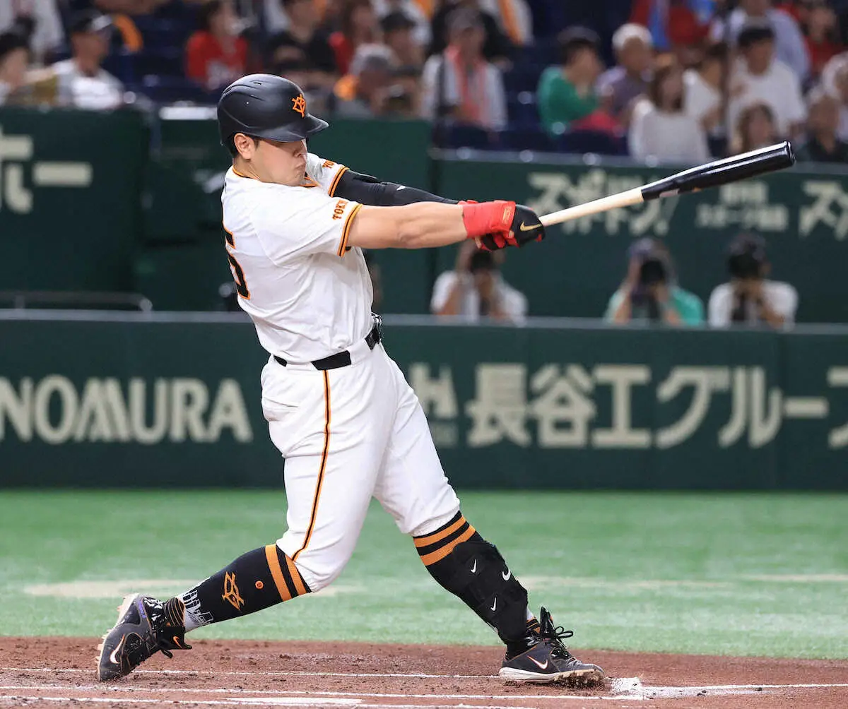 【画像・写真】巨人・岡本和真　千両役者だ！8回に勝ち越し3ラン　長嶋抜き、阿部に並ぶ7年連続20本塁打達成