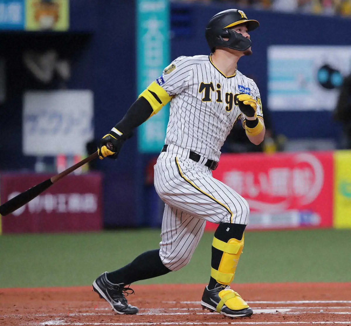 【画像・写真】阪神・佐藤輝が新人から4年連続の2桁本塁打!　ダメ押しの右翼越え2ラン
