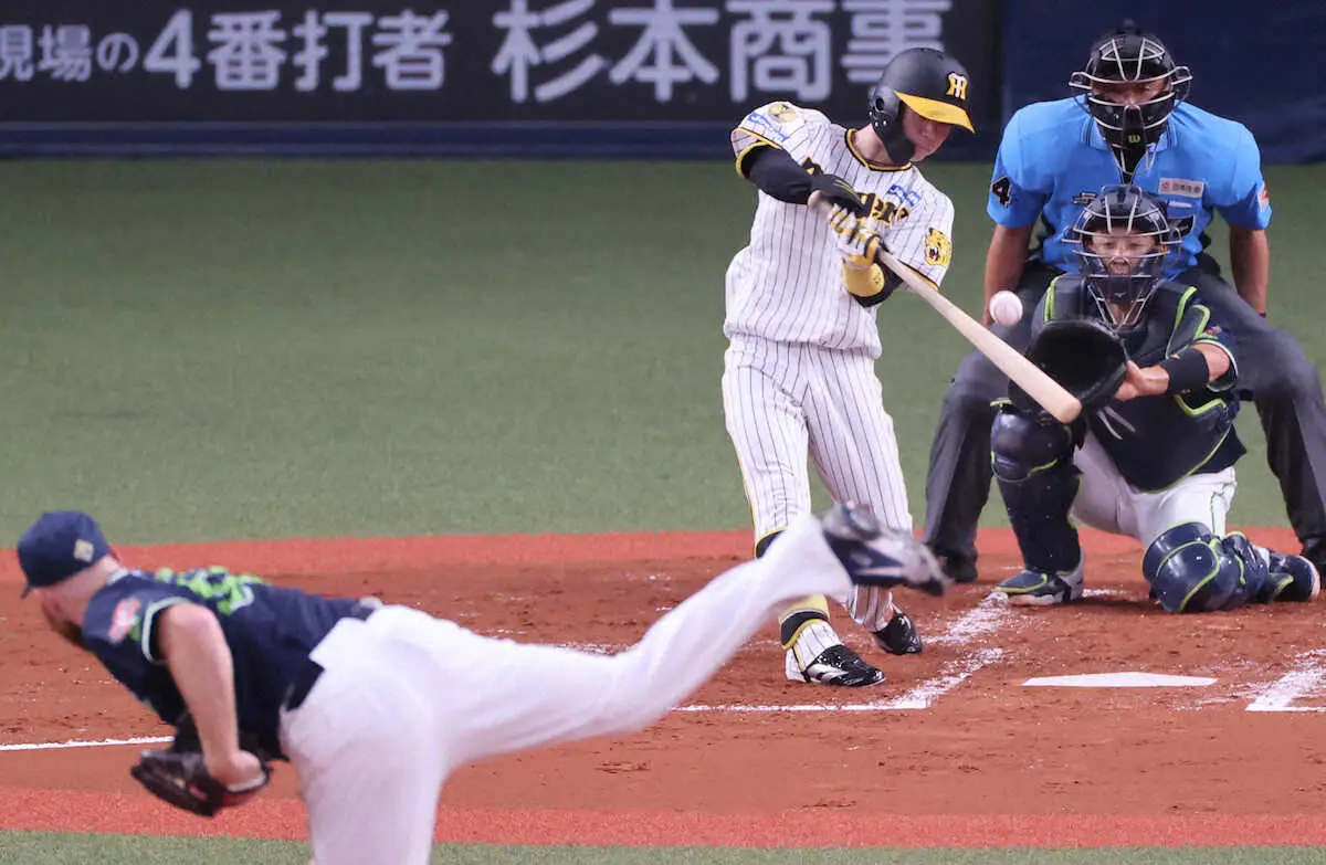 【画像・写真】阪神・中野　新人から4年連続100安打「そこまで気にしていなかった」　6年連続の近本に次ぐ球団4人目