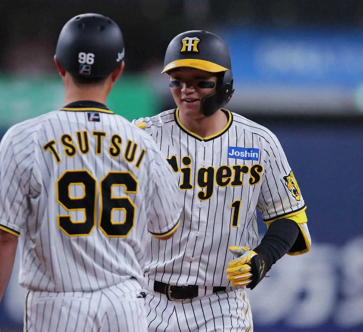 【画像・写真】阪神・森下　6試合ぶり打点「取れたのはよかった」　佐藤輝、大山とクリーンアップ打点そろい踏み7連勝