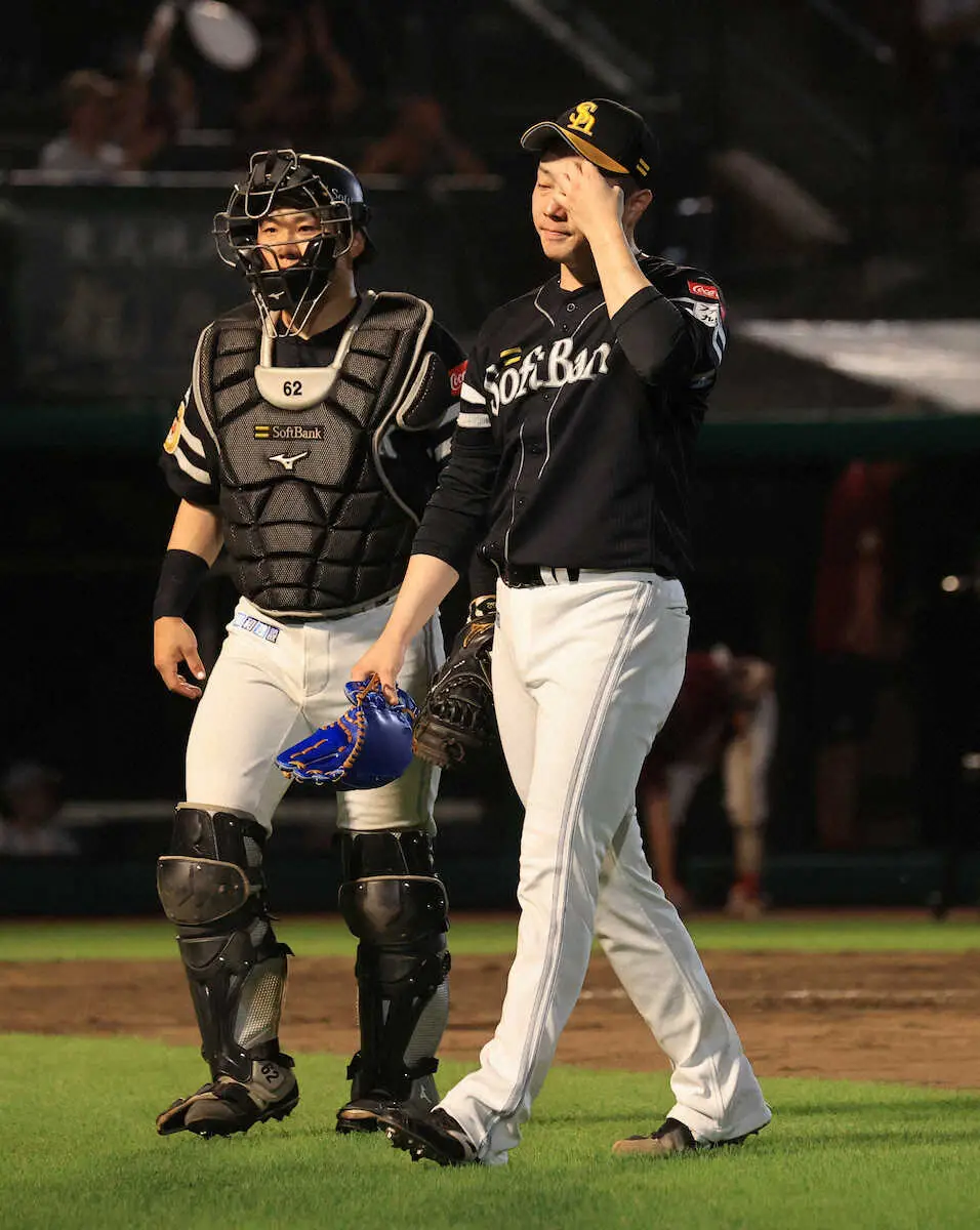 【画像・写真】ソフトバンク・松本裕、新守護神まさか…1点守れず逆転サヨナラ負け　好相性のはずの楽天打線に捕まる