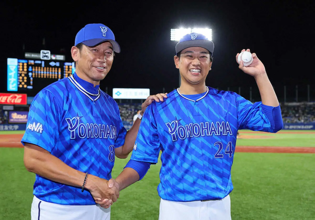 【画像・写真】プロ初勝利のDeNA・吉野光樹「ムネはでかくて凄い」も　九州学院高の後輩・ヤクルト村上に仕事させず