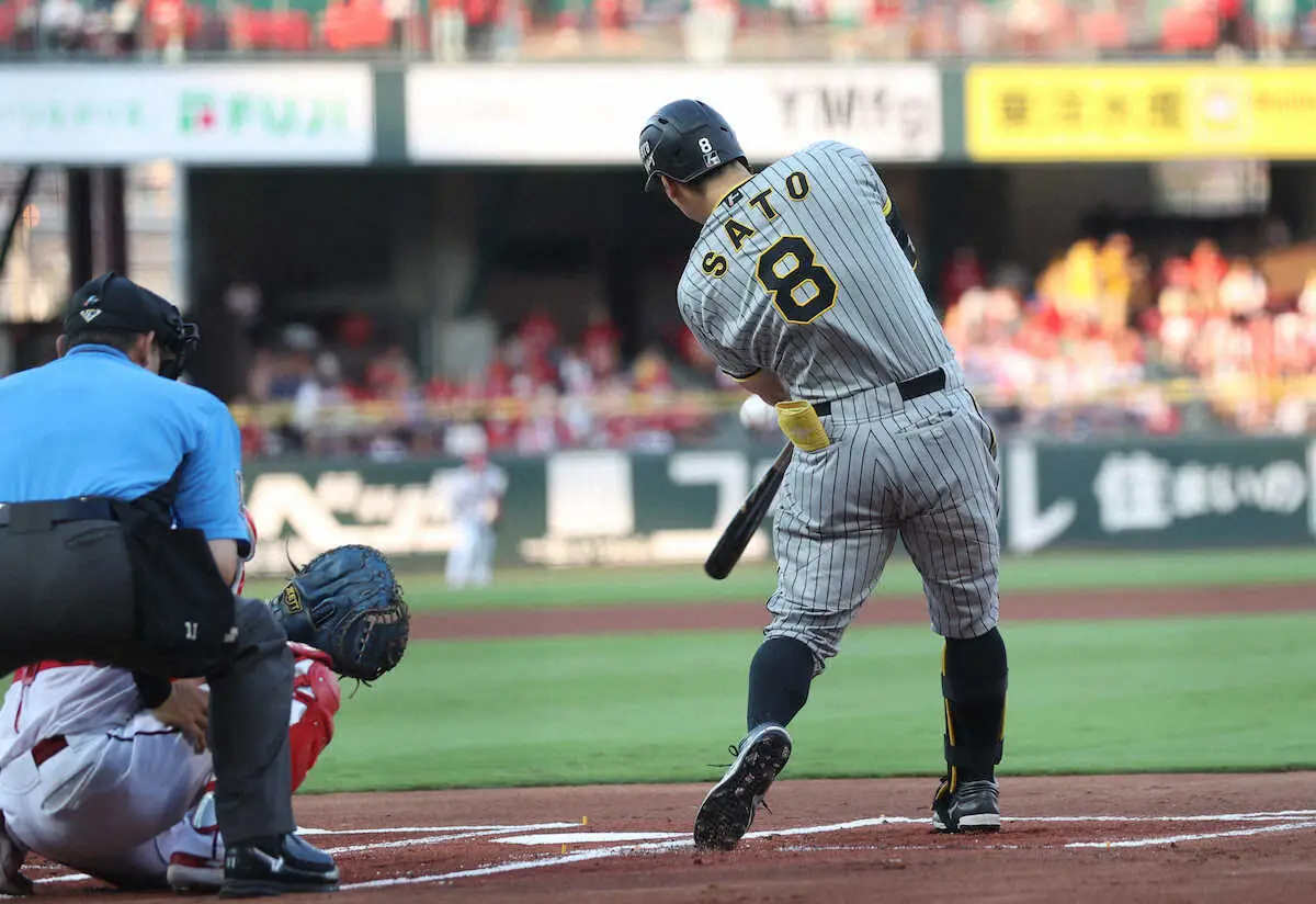 【画像・写真】【内田雅也の追球】長打連発で4番らしい働き　今の佐藤輝には「打撃」以上にひたむきな「姿勢」がある