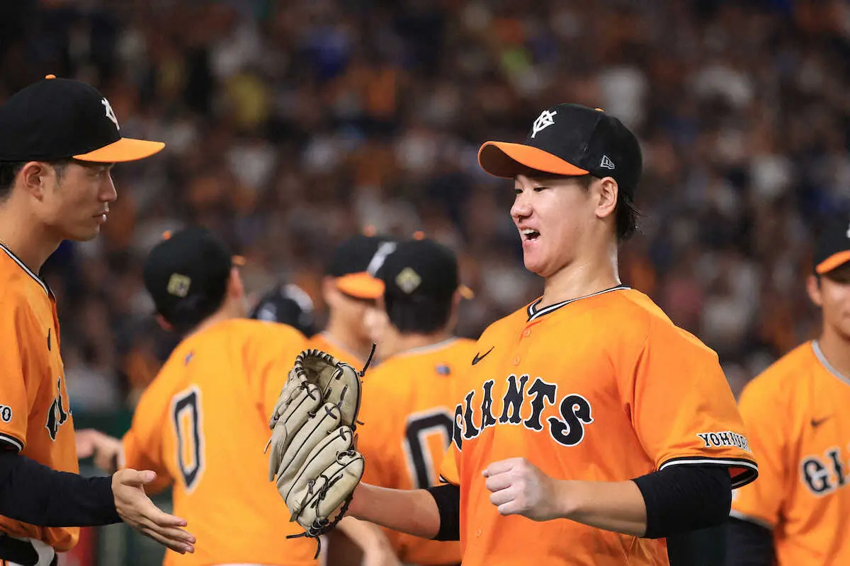 【画像・写真】巨人快勝！　19歳の浅野がサイクルまであと一歩…先制弾含む4安打2打点　23歳の井上が好投で7勝目