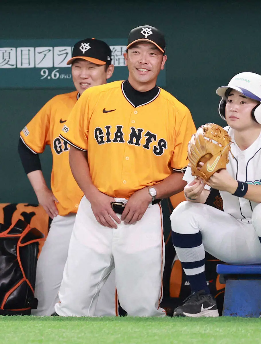 【画像・写真】巨人・阿部監督「今日はちゃんと来たよ」と会見復活　浅野2番が大当たり「一番乗っている浅野を、と」