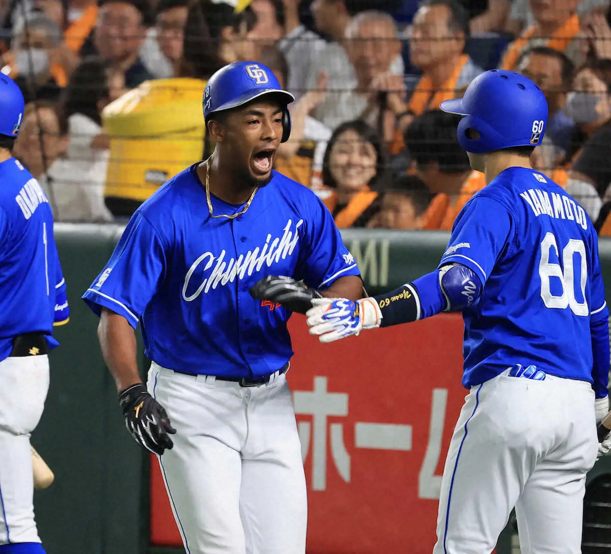 【画像・写真】中日　3年目・ブライト健太が待望のプロ初本塁打　21年ドラ1は「1本出て良かった」