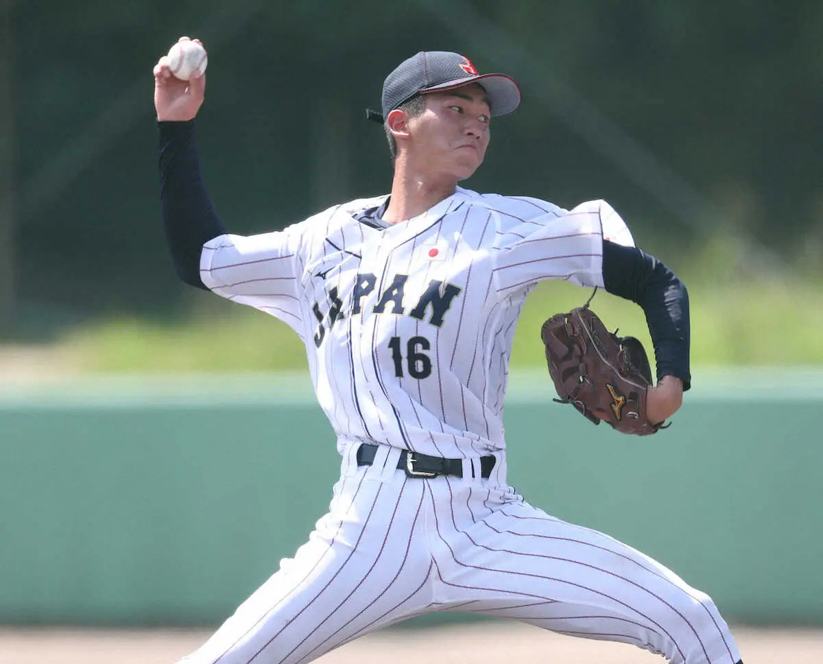 【画像・写真】U18が初対外試合で近大にサヨナラ星“開幕投手”今朝丸が2回自責0、田崎の好投に小倉監督「ホッ」