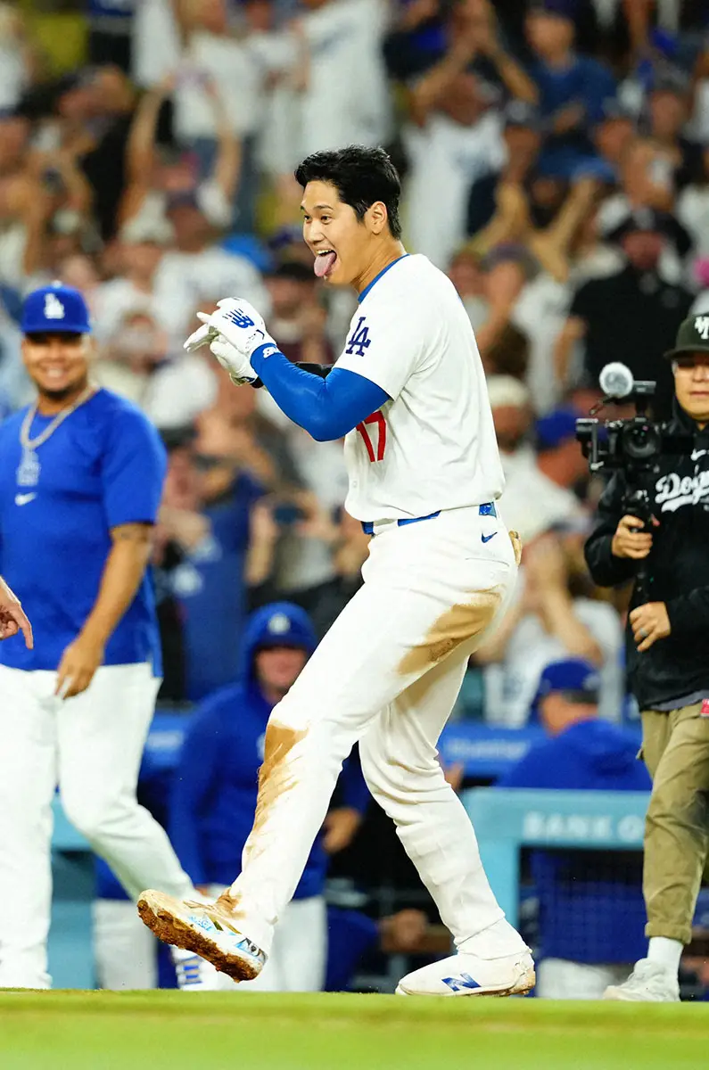 【画像・写真】ドジャース・大谷と一問一答　「40―40」は目的ではなく「しっかりと勝つための手段」