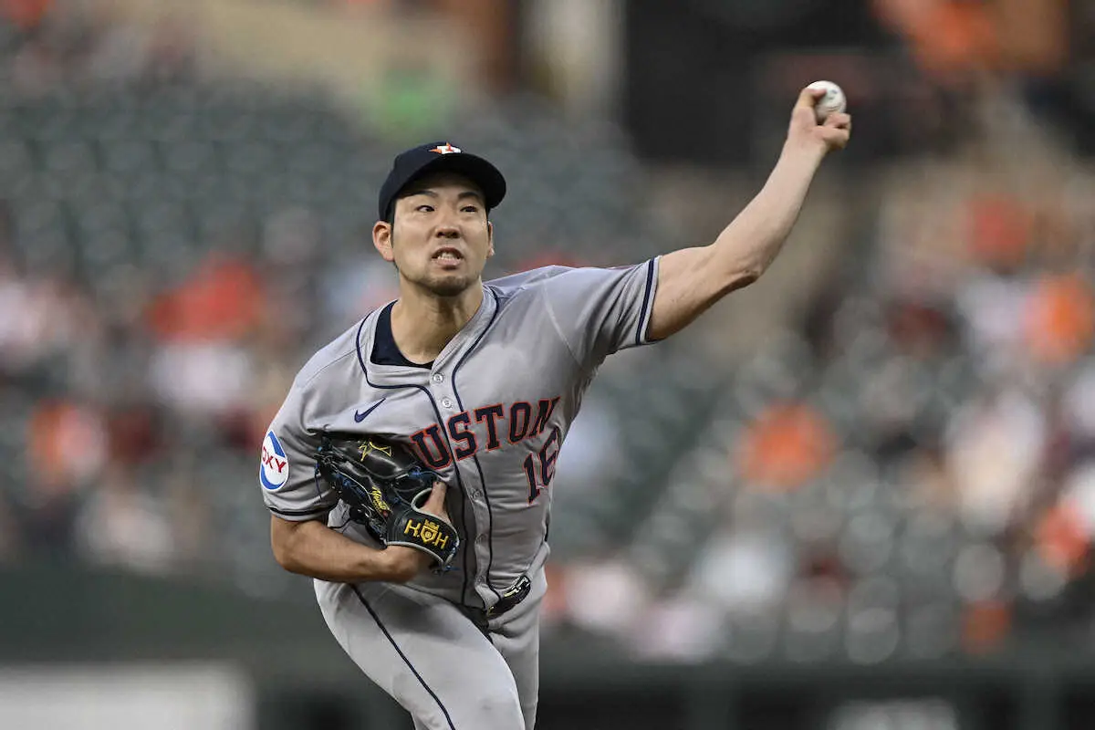【画像・写真】アストロズ・菊池雄星は6回途中3失点　7勝目はお預け　無安打投球から一転…5回に同点3ラン被弾