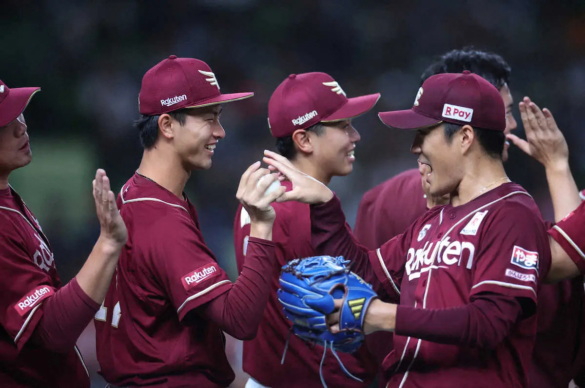 【画像・写真】楽天・古謝　5回1安打無失点で5勝目　同じドラ1・西武の武内とのプロ初投げ合い制し「楽しかった」