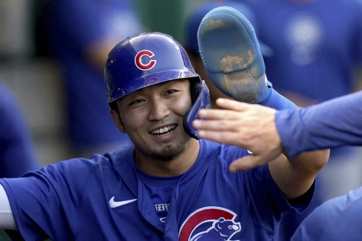 【画像・写真】今季初！カブス・鈴木誠也4安打の大暴れ　21安打18点の打線火付け役に　1試合8盗塁は113年ぶり