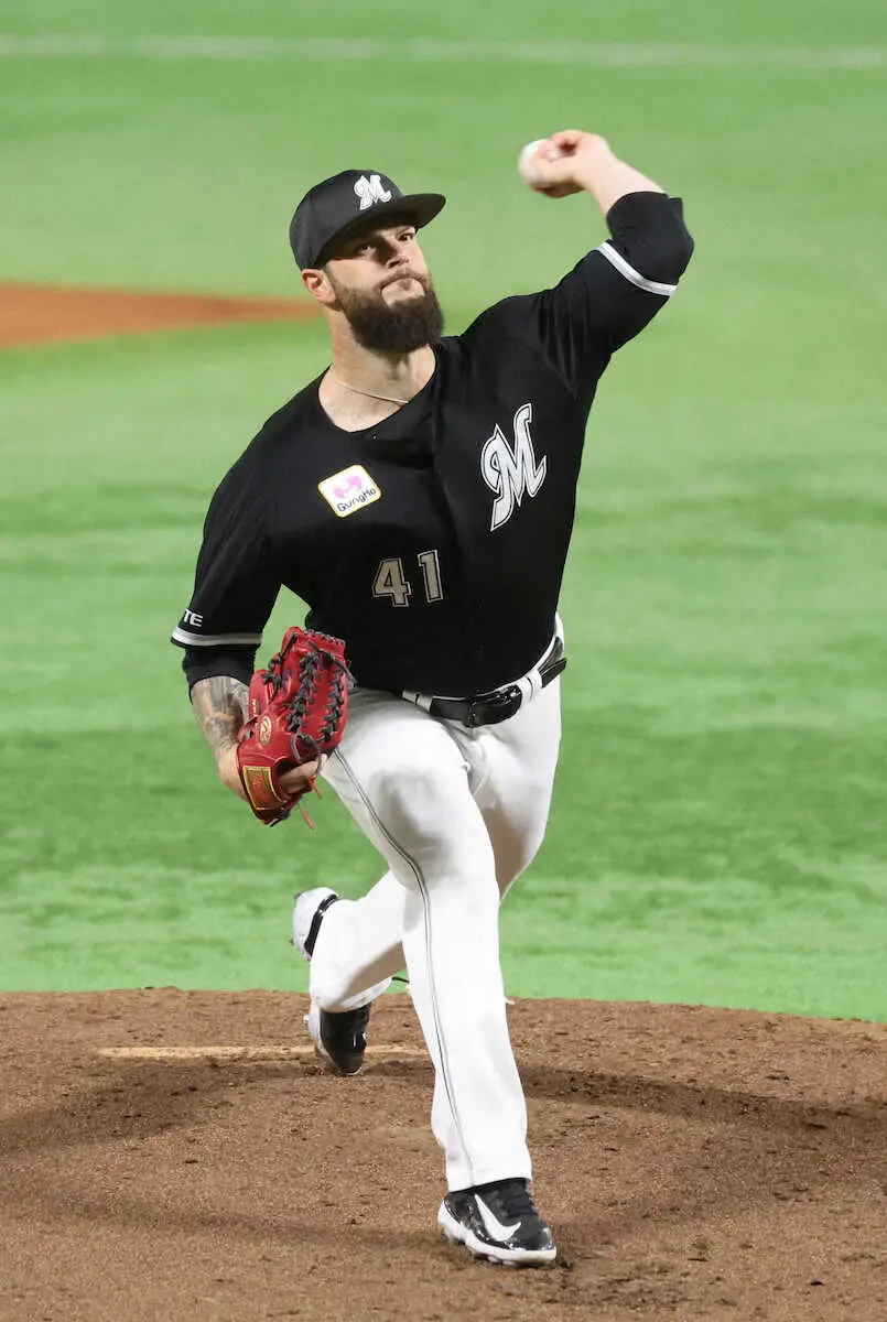 【画像・写真】ロッテ・カイケル　29日西武戦で先発へ　本拠地では初登板「気持ち的には完投」