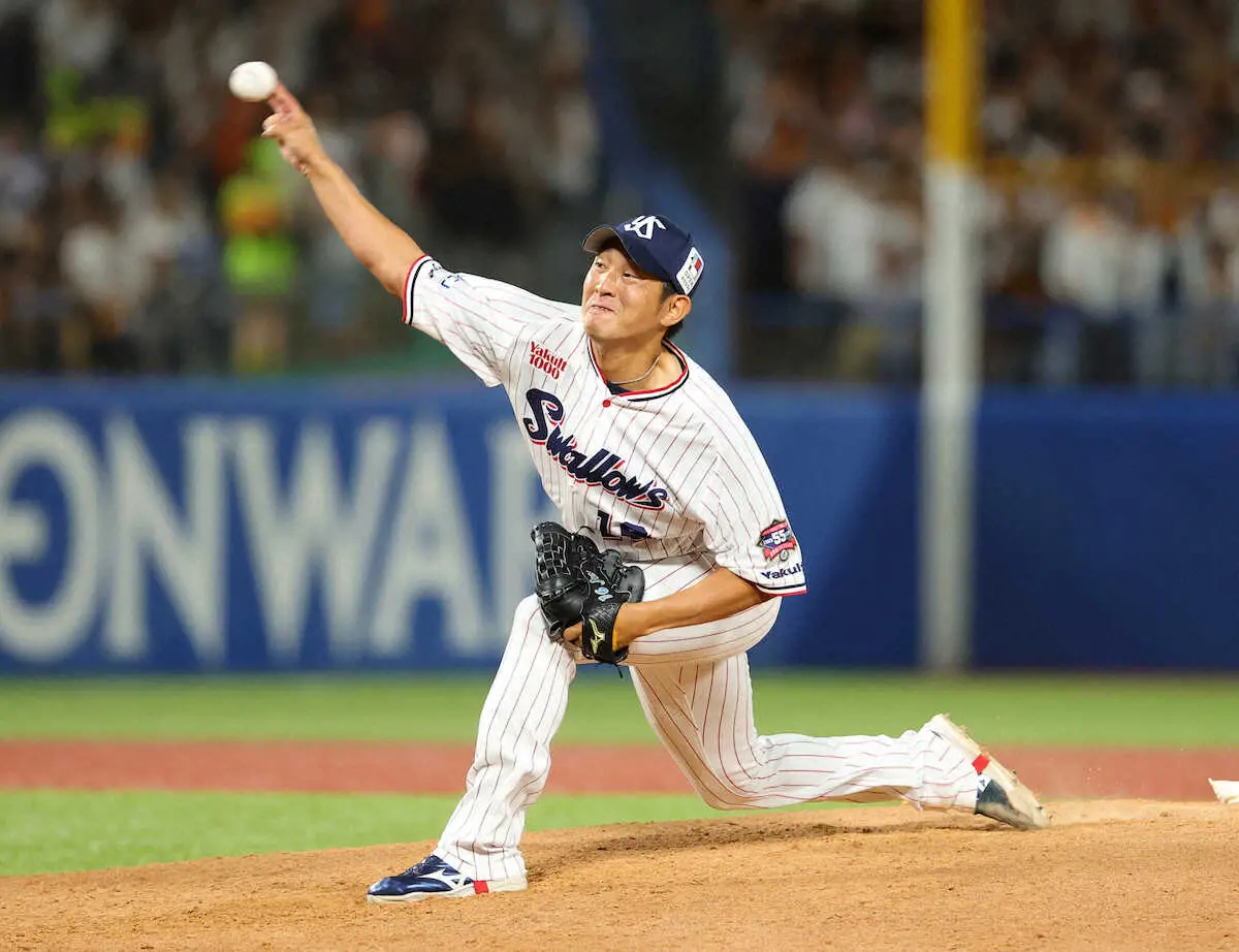 【画像・写真】ヤクルト　原樹理が694日ぶりの1軍マウンド　岡本和に一発浴びる　昨季は故障などで1軍登板なし