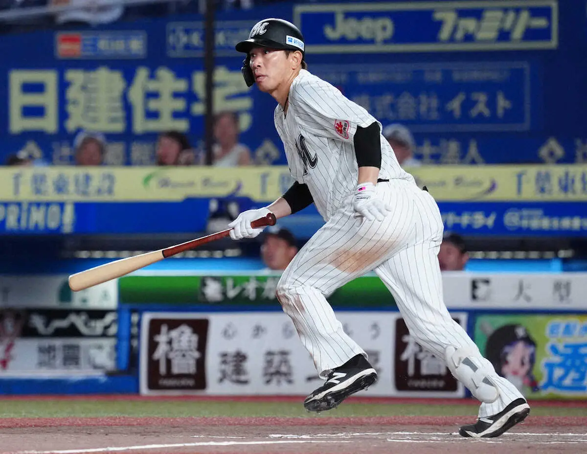 【画像・写真】ロッテ・吉井監督が2得点に絡む活躍の角中に感謝「助かりました」西武に開幕15連勝も貯金6で笑顔なし