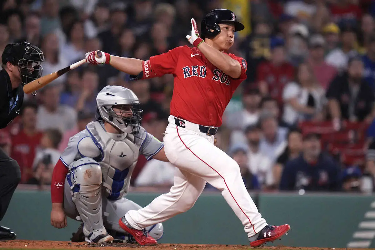 【画像・写真】Rソックス・吉田正尚“元NPB対決”でタイムリー！元中日・ロドリゲスから初回に2点打