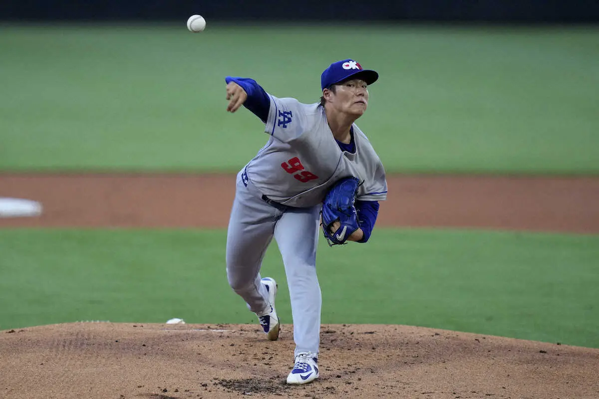 【画像・写真】山本由伸が右肩故障後初の実戦登板　傘下3Aで背番号「99」で先発　初回は2死からソロ被弾