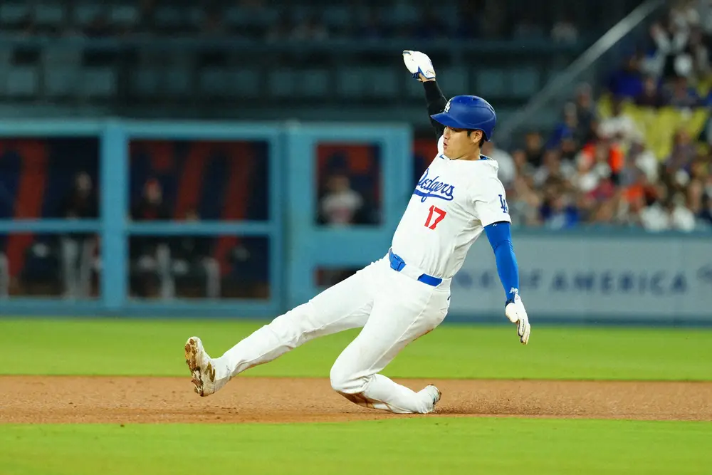 【画像・写真】大谷翔平　A・ロッド以来史上2人目「42－42」　5回に2個目盗塁成功　キャリアハイ104得点も