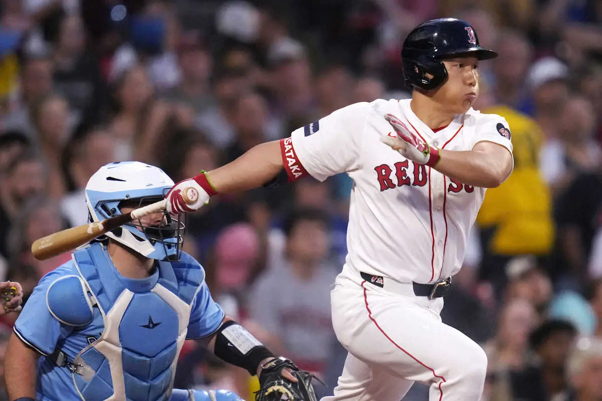 【画像・写真】吉田正尚　3打数無安打で連続試合安打が5で止まる　チームもブルージェイズに手痛い黒星で連勝ストップ