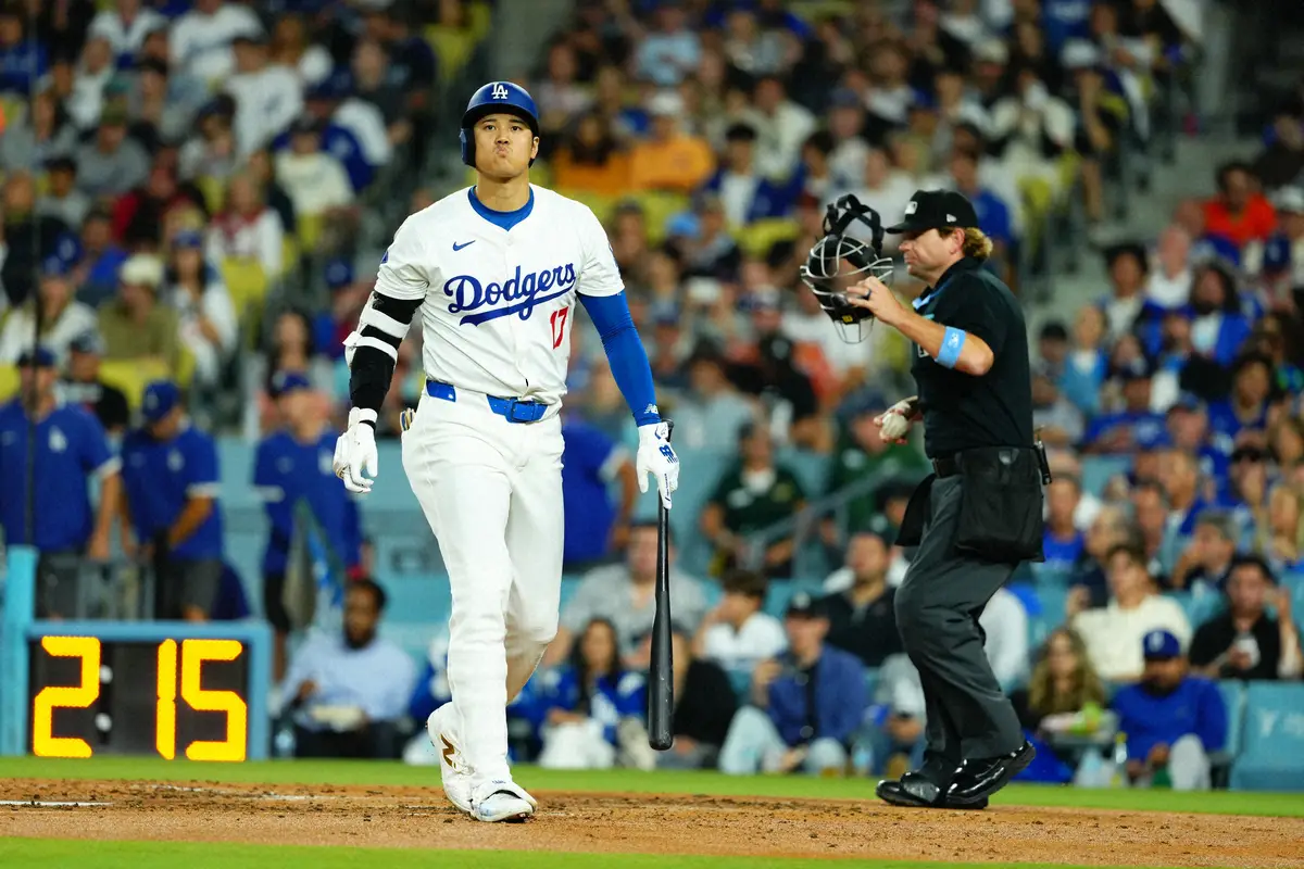 【画像・写真】大谷翔平　日本選手3人目の通算3000打数到達も先発唯一無安打　ド軍は80勝一番乗りで貯金最多26