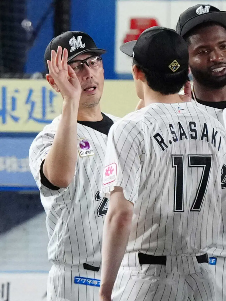 【画像・写真】ロッテ投打かみ合い快勝　朗希7勝目　打線は苦手の有原を攻略　吉井監督は安田の先制打を喜ぶ　一問一答