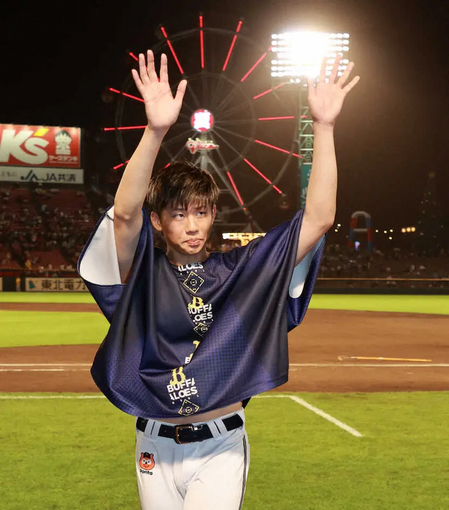 【画像・写真】好投が報われたオリ・曽谷「無我夢中で、楽しい思い」　野手陣を気遣う心とともに奮闘