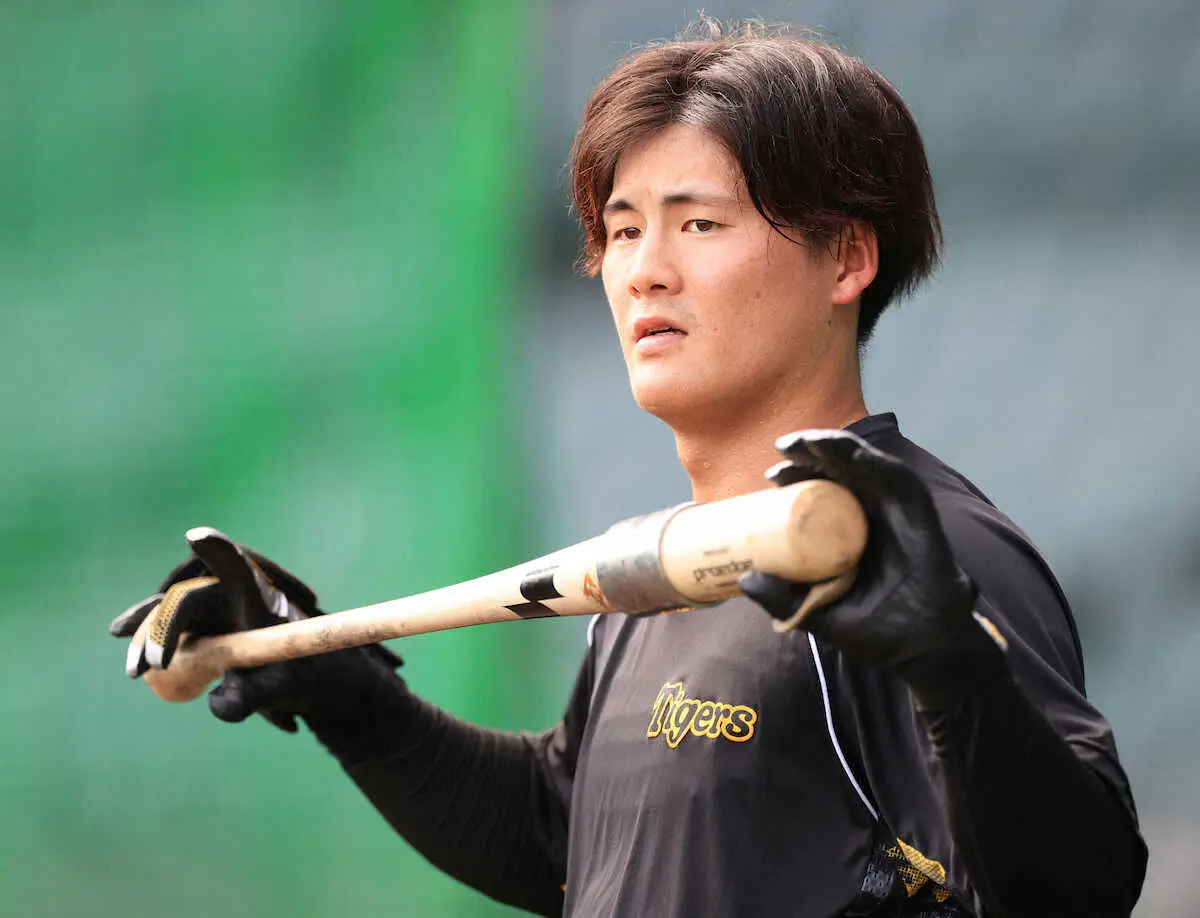 【画像・写真】阪神・前川　先発復帰GOサイン　30日試合中止も岡田監督「今日は使おうと思ってた」