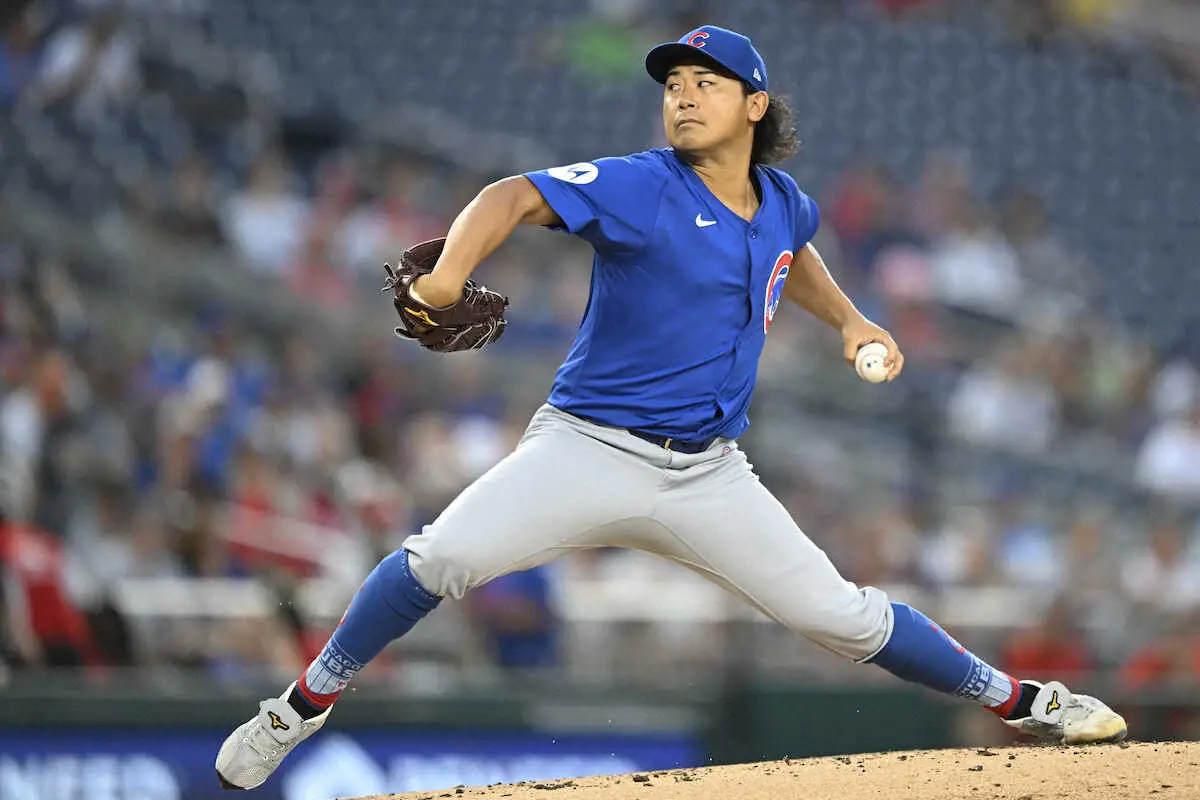 【画像・写真】カブス今永昇太　5回まで粘投3失点で11勝目の権利！毎回の8奪三振　打線も強力援護