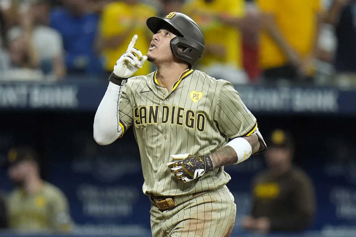 【画像・写真】パドレスはマチャドが3安打4打点の大暴れ　球団最多本塁打まであと2本　大勝でドジャース猛追