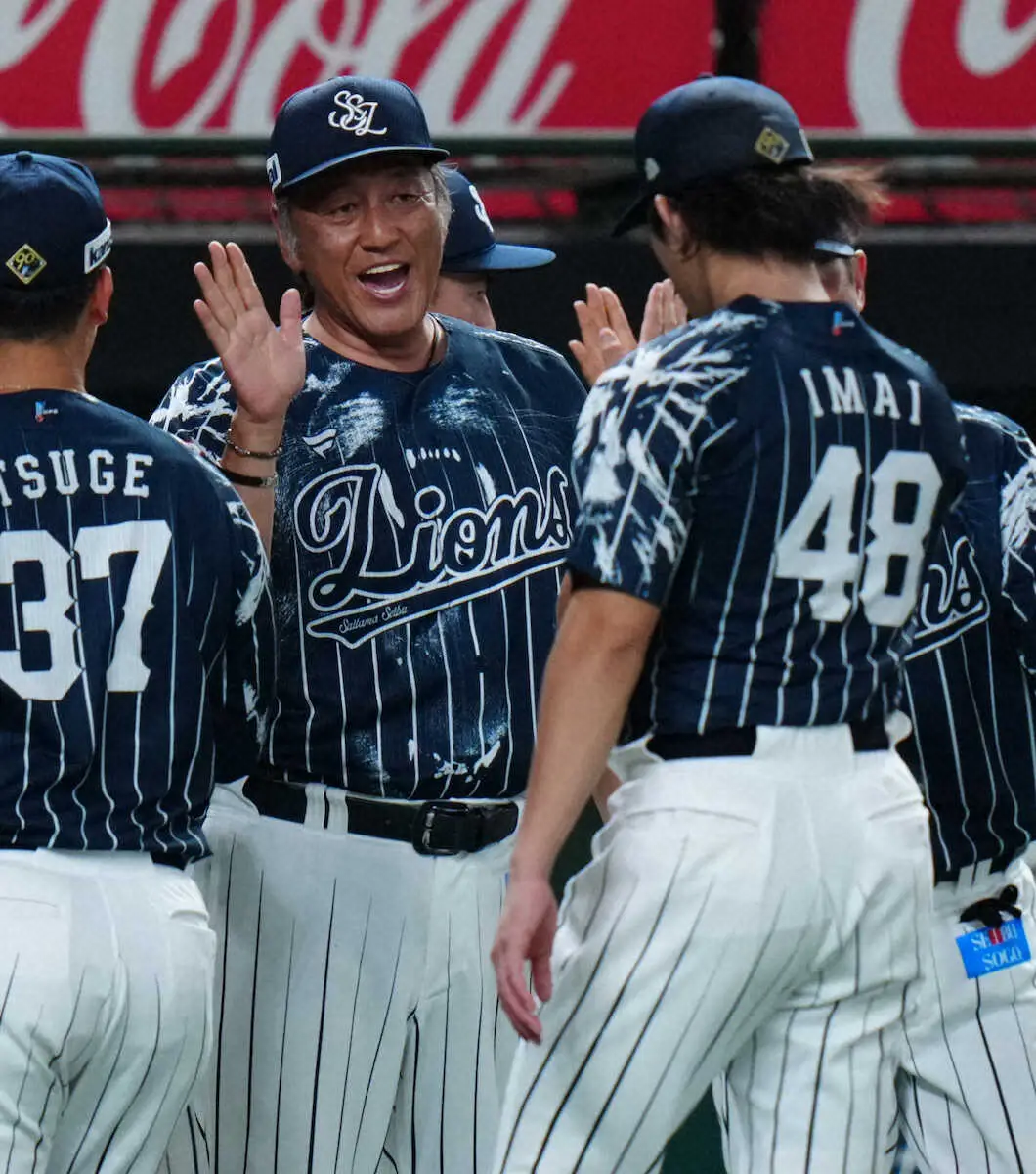 【画像・写真】西武・渡辺監督代行「残りの試合1つでも上を」　40歳栗山の代打逆転弾絶賛「終わってみれば役者が違う」