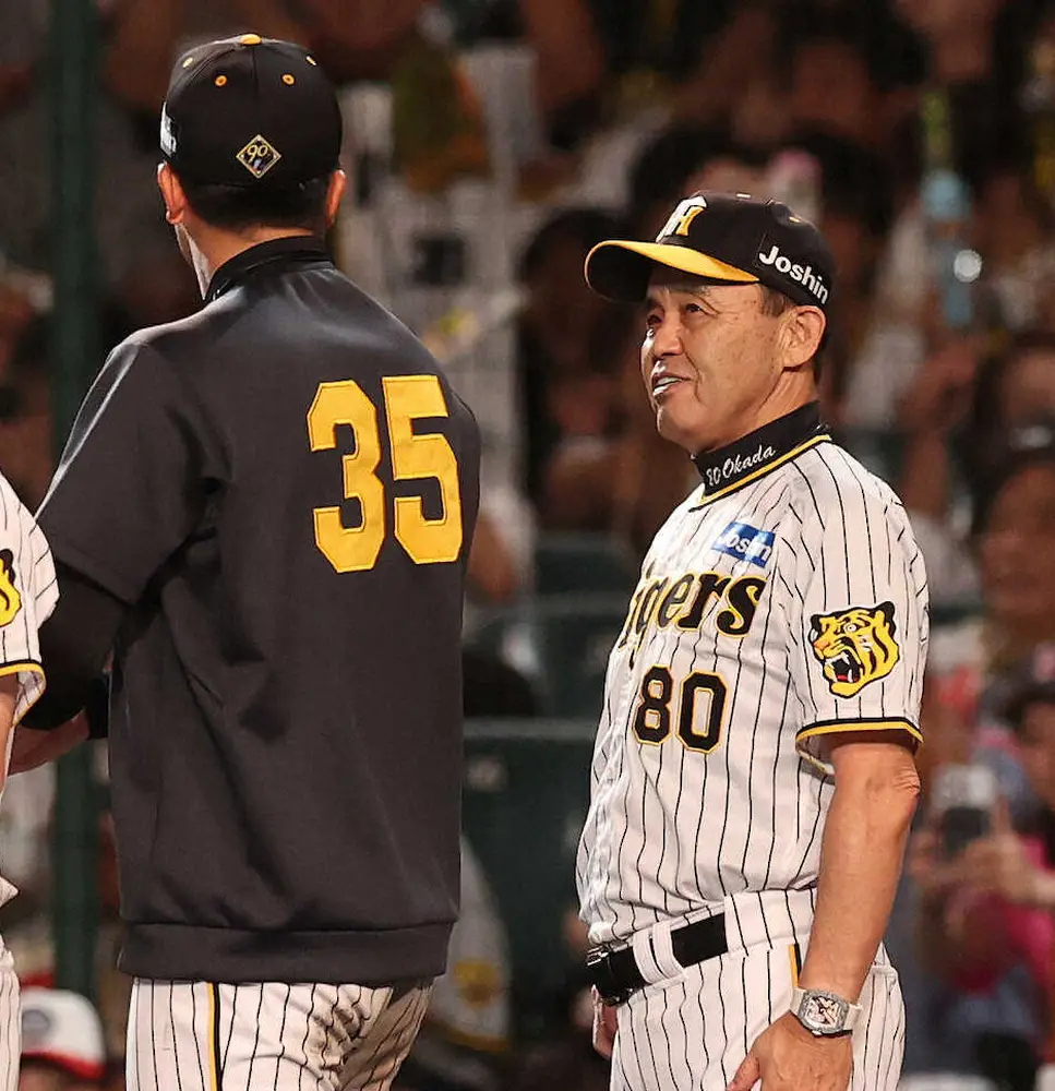 【画像・写真】【阪神・岡田監督語録　TV取材】「劣勢の中で逆転勝ちしたいうのはすごく大きい」ロード明け会心の1勝
