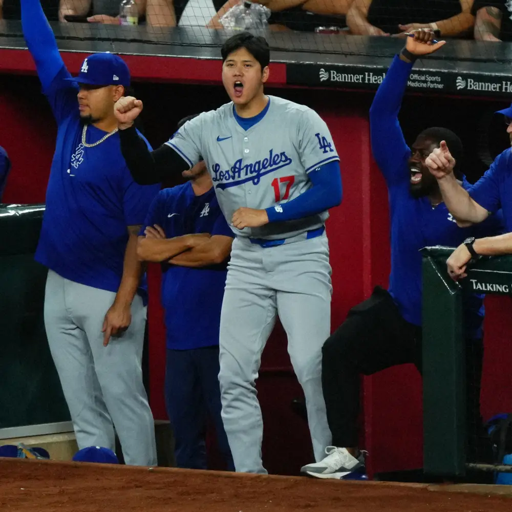 【画像・写真】大谷翔平　44号含む2打点！本塁打と打点2冠返り咲き　ドジャースはDバックスと直接対決連勝で6差に
